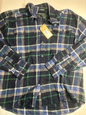 NWT Woolrich Oxbow Bend size XL blue and green